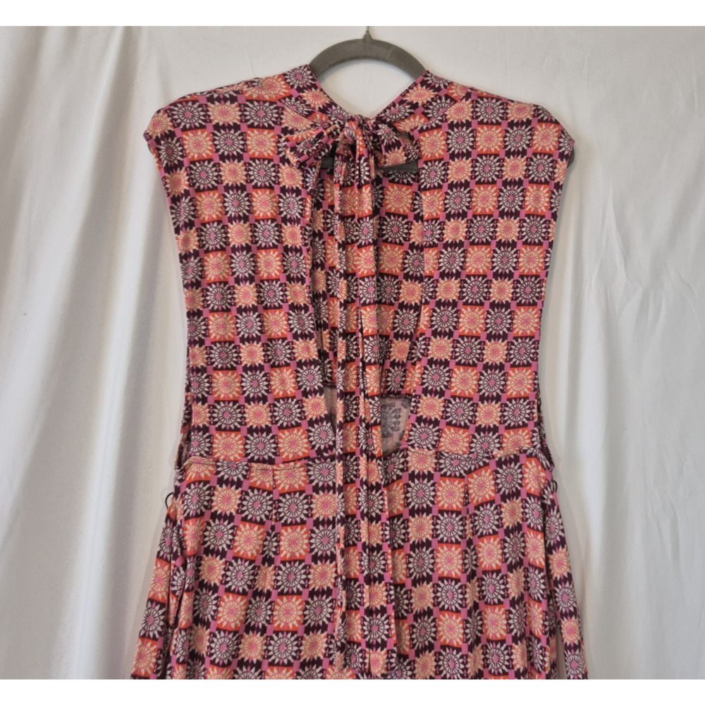 Free People Pink Geometric High-Neck Jumpsuit - Picture 10 of 13